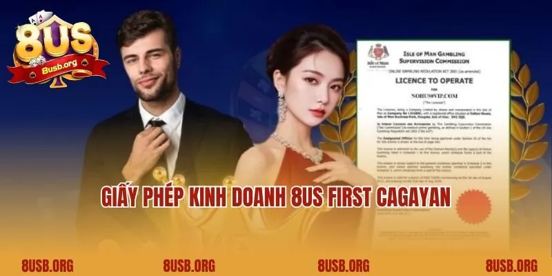 Giấy phép kinh doanh 8US First Cagayan